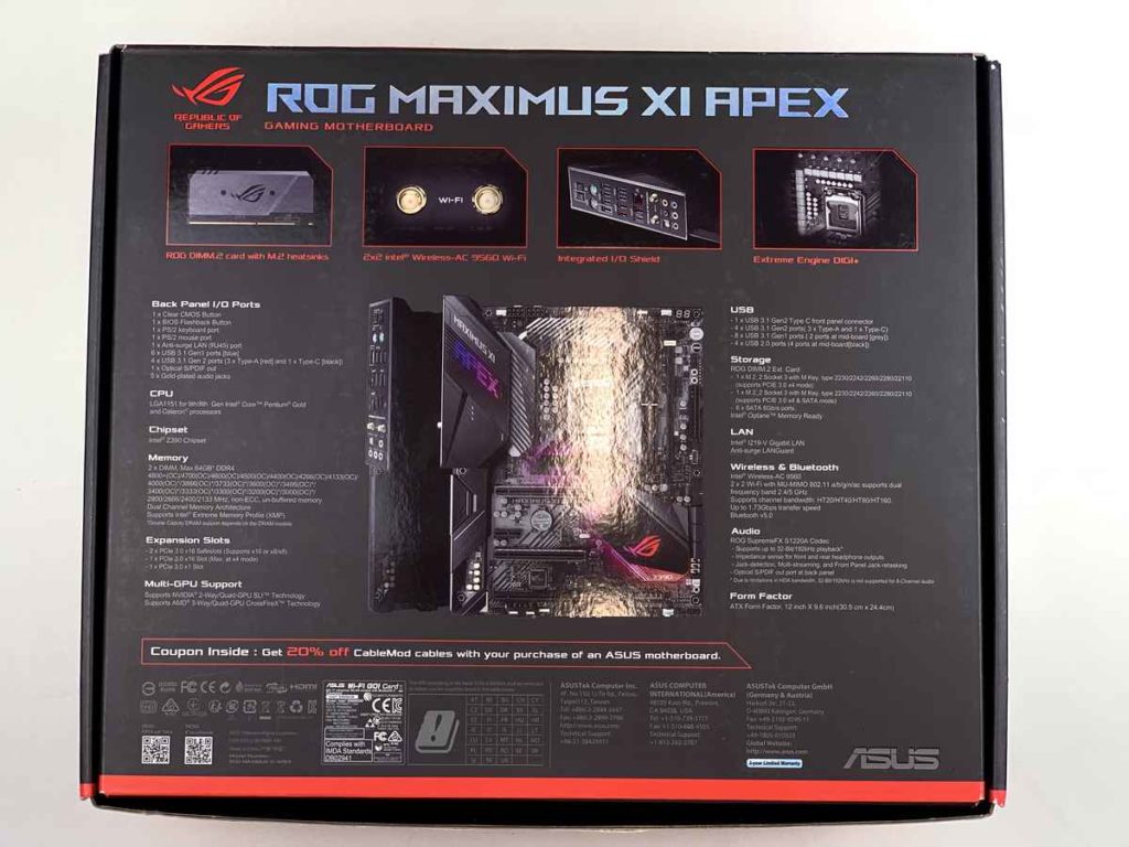 Asus ROG Maximus XI Apex