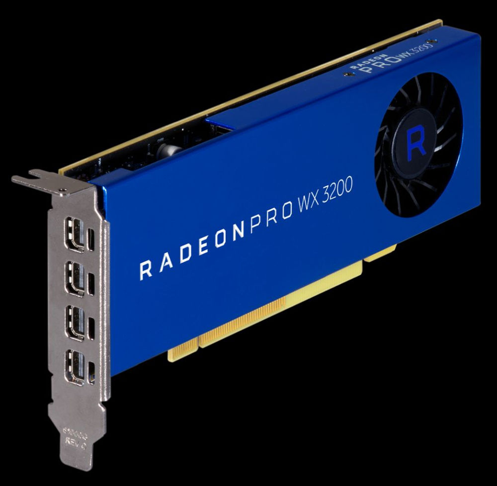 AMD Radeon Pro WX 3200 – Grafica da workstation