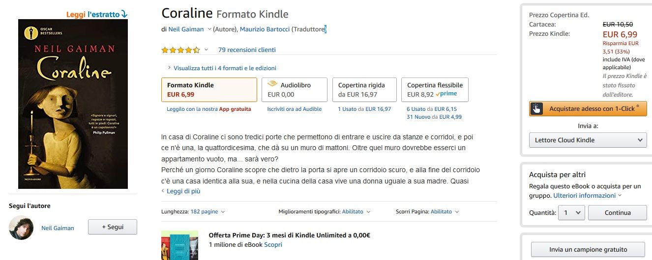 Amazon regalare ebook