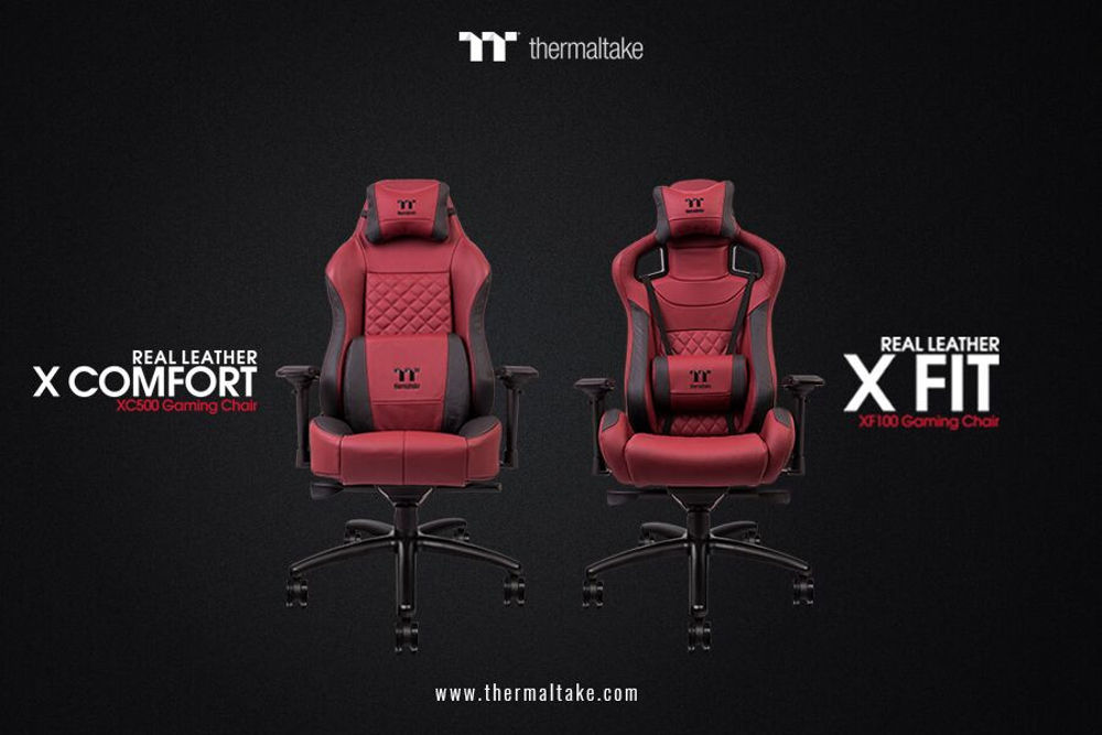 Thermaltake gaming presenta X-Fit e X-Comfort red