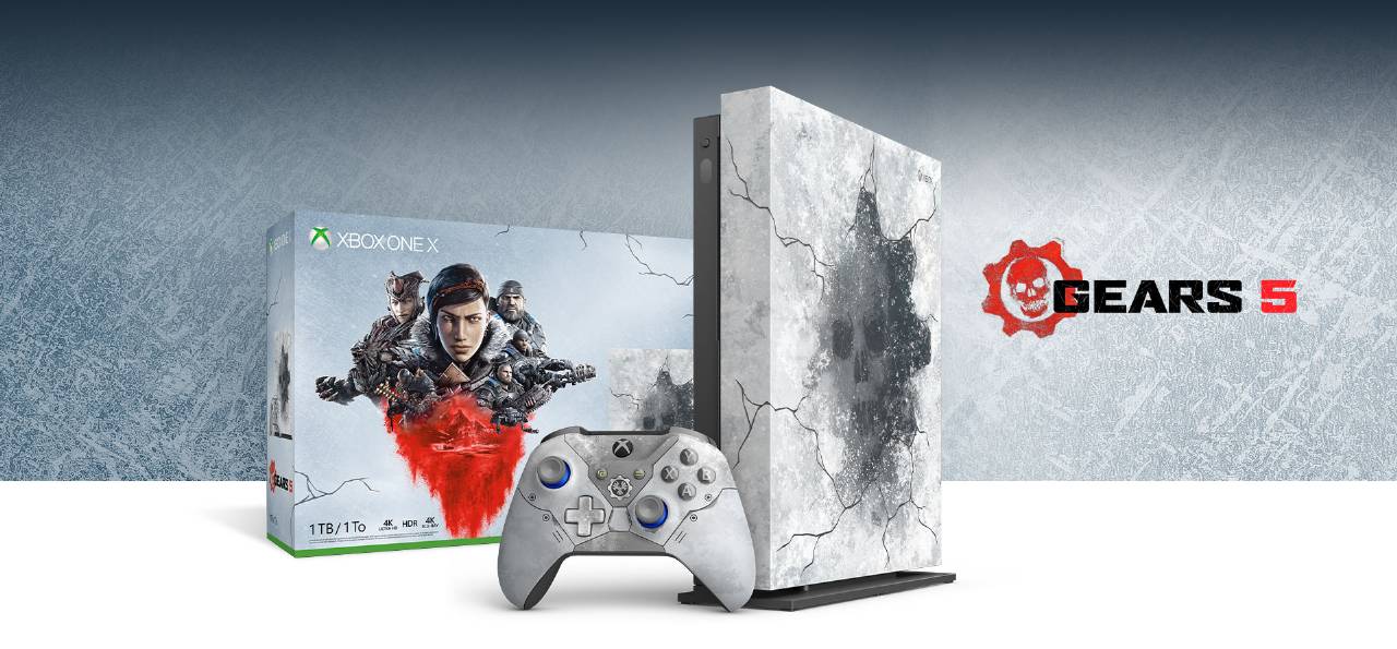 Gears 5: ecco la splendida Xbox One X a tema