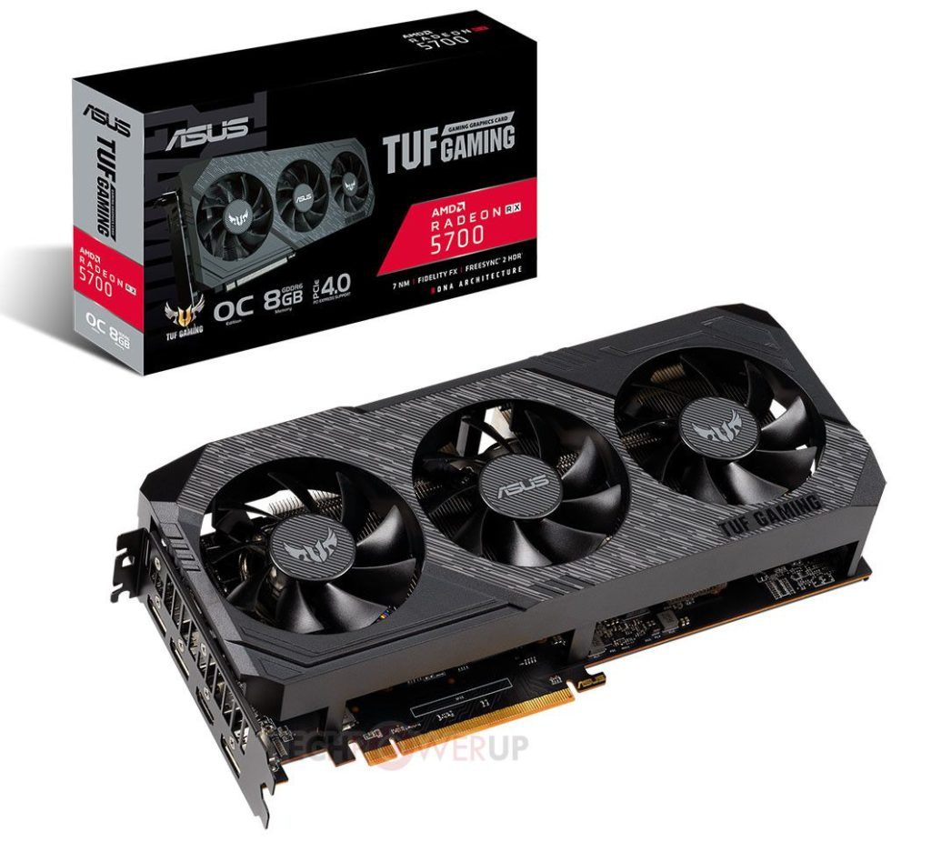 ASUS TUF RX 5700 (XT): news, features e costo. - immagine dell'articolo
