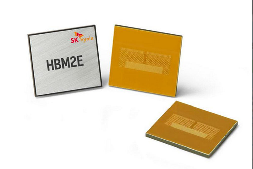 SK Hynix Memoria HBM2E, 460 GB/s e 16GB per Stack