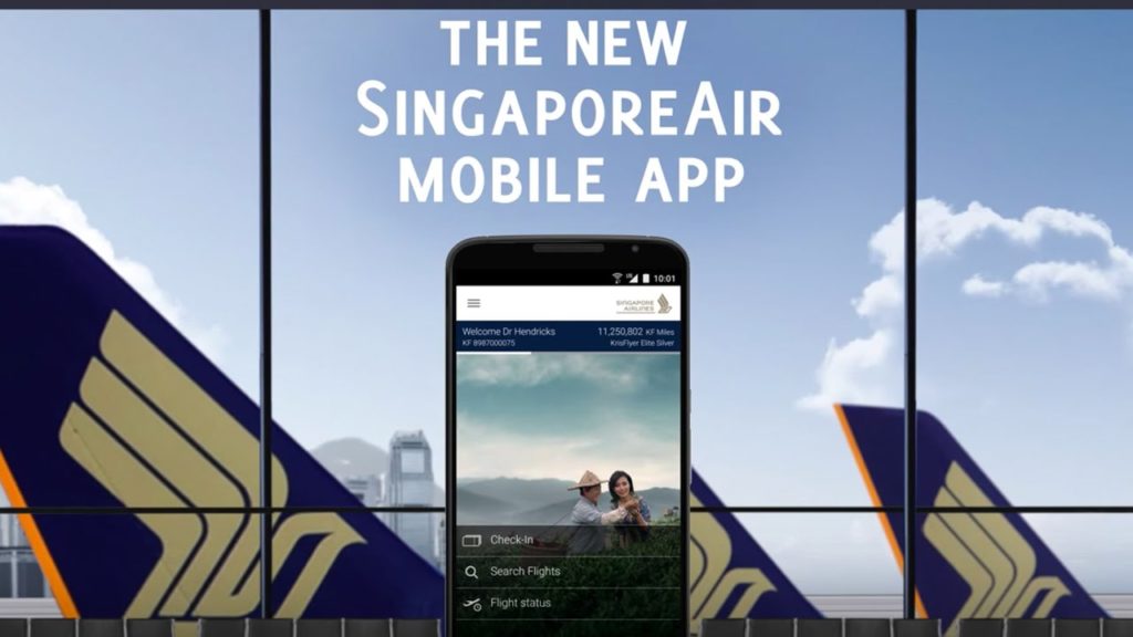 SINGAPORE AIRLINES lancia nuova App Mobile - immagine dell'articolo