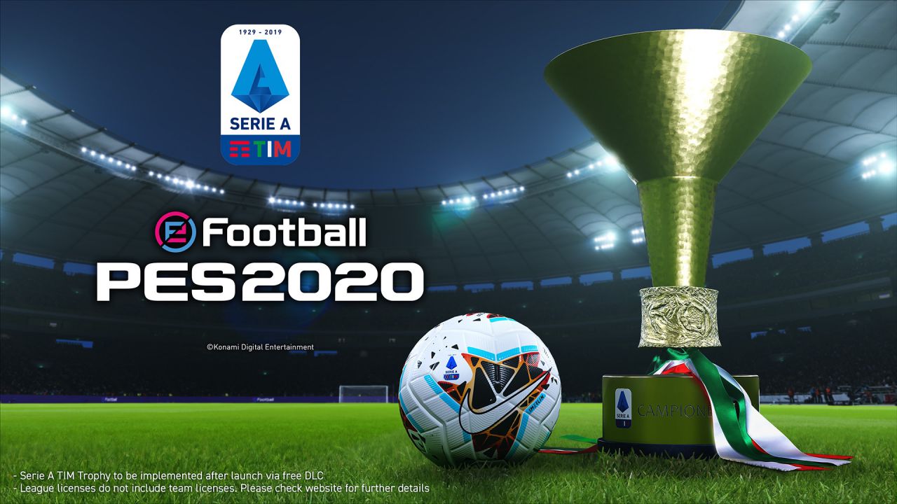 eFootball PES 2020 avrà la licenza della Serie A!