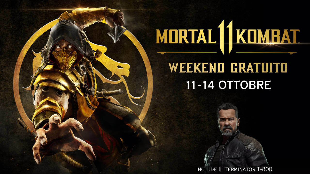 Mortal Kombat 11: un weekend di prova gratuita