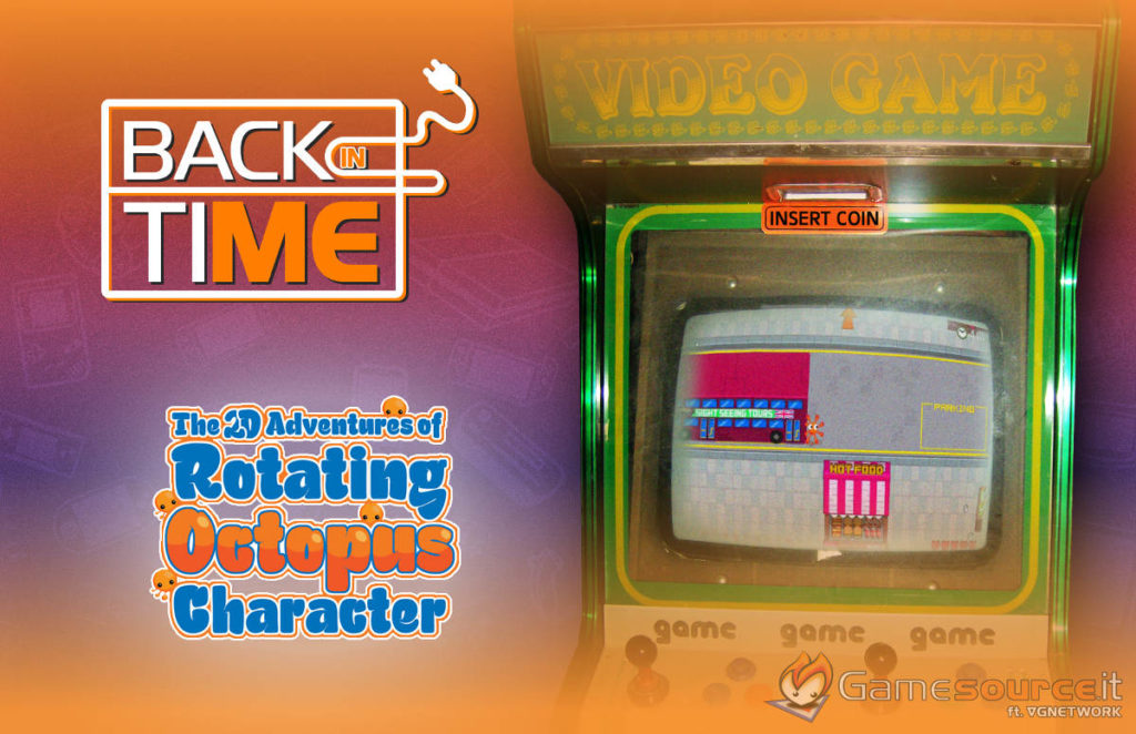 The 2D Adventures of Rotating Octopus Character