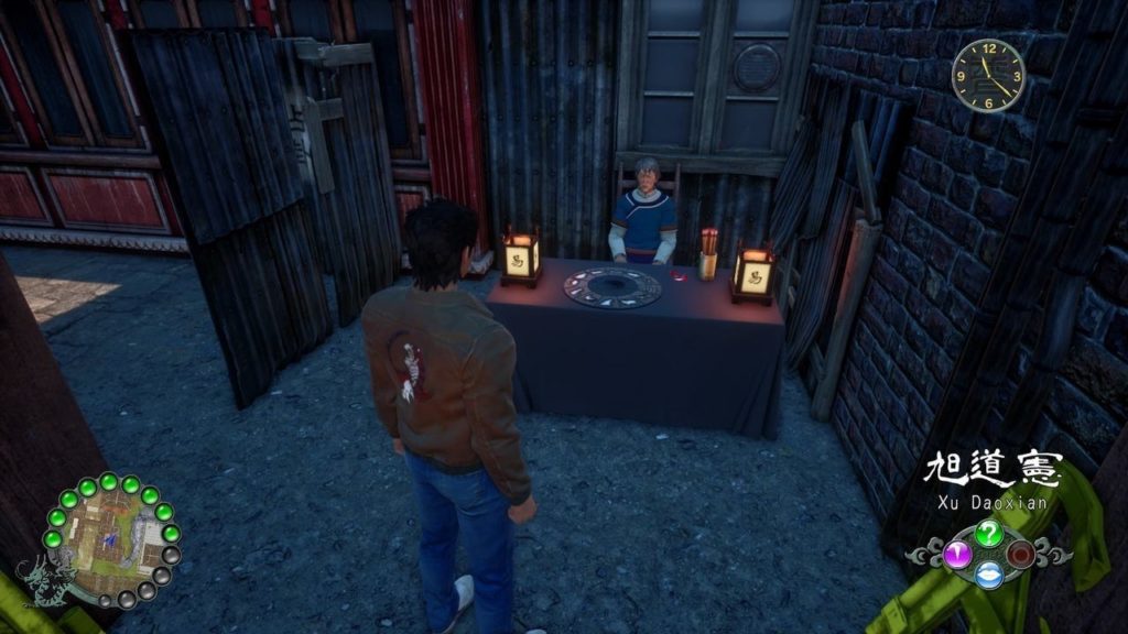 Shenmue III chiaroveggente Niaowu