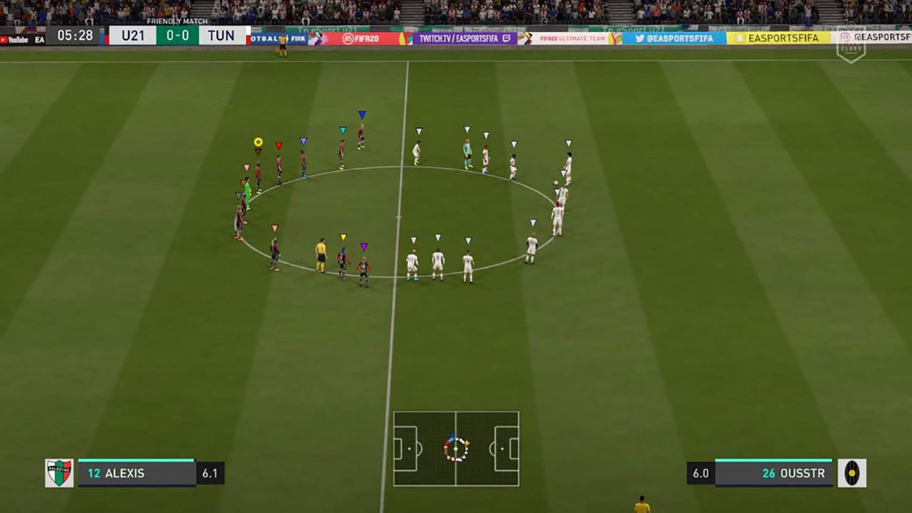 FIFA 20, un minuto di silenzio per un player