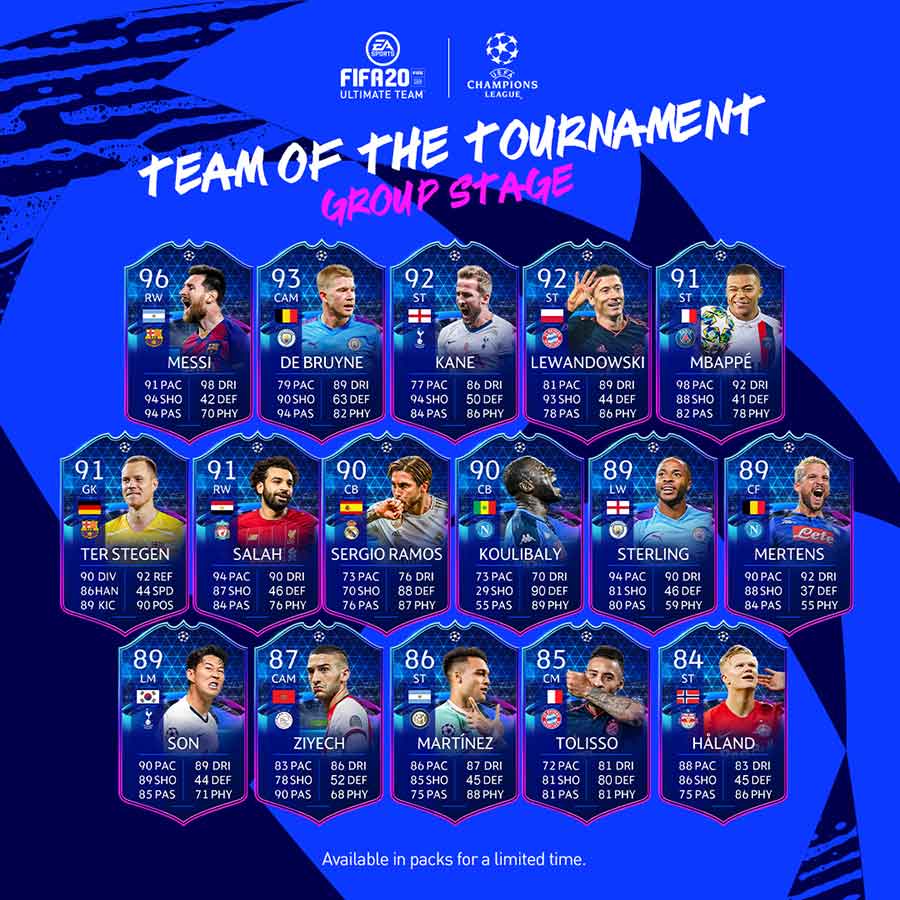 fifa 20 totgs