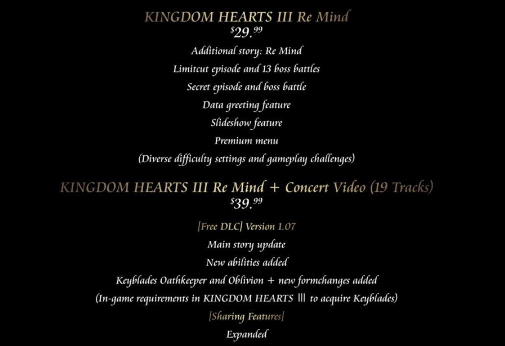 Kingdom Hearts III DLC