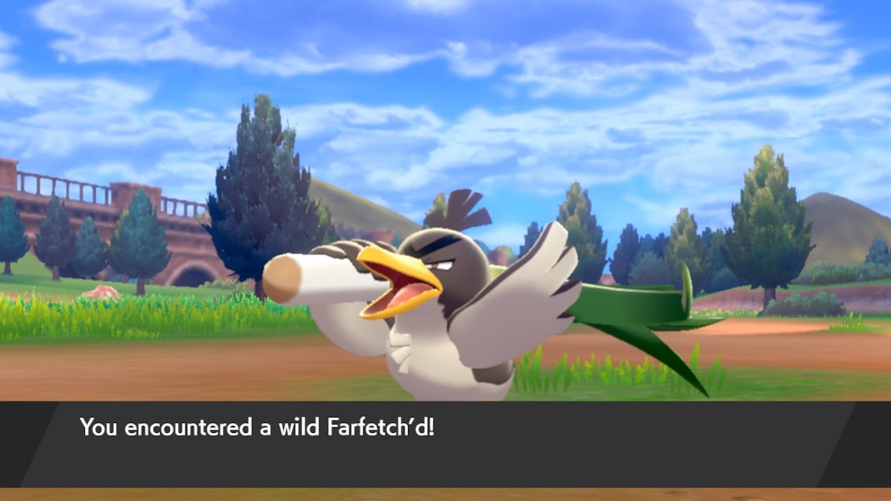 pokemon spada scudo farfetch'd