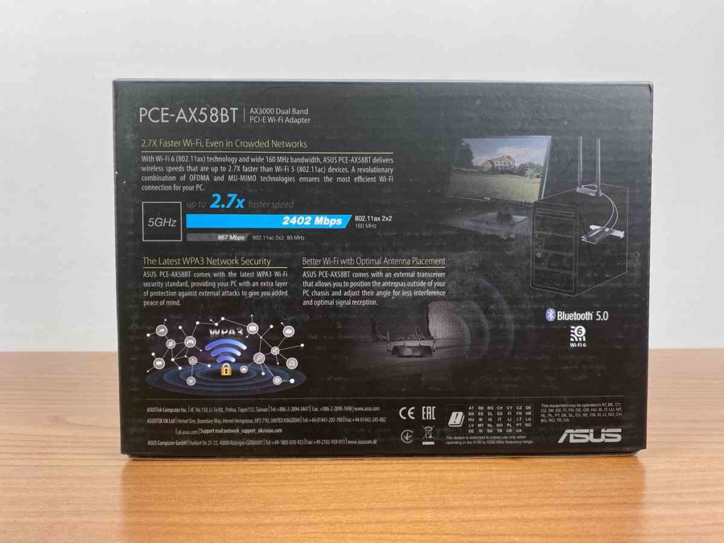 ASUS AX3000 PCE-AX58BT