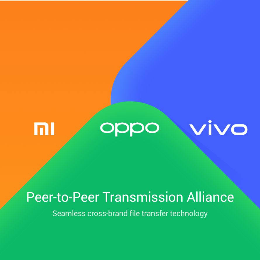 OPPO, Vivo e Xiaomi uniti per il file sharing