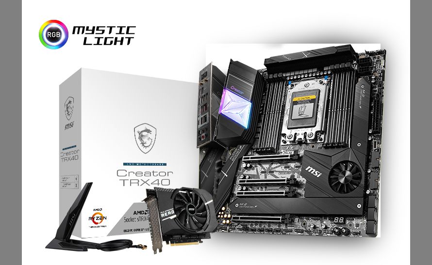 CES 2020: MSI presenta le motherboard X570 e TRX40