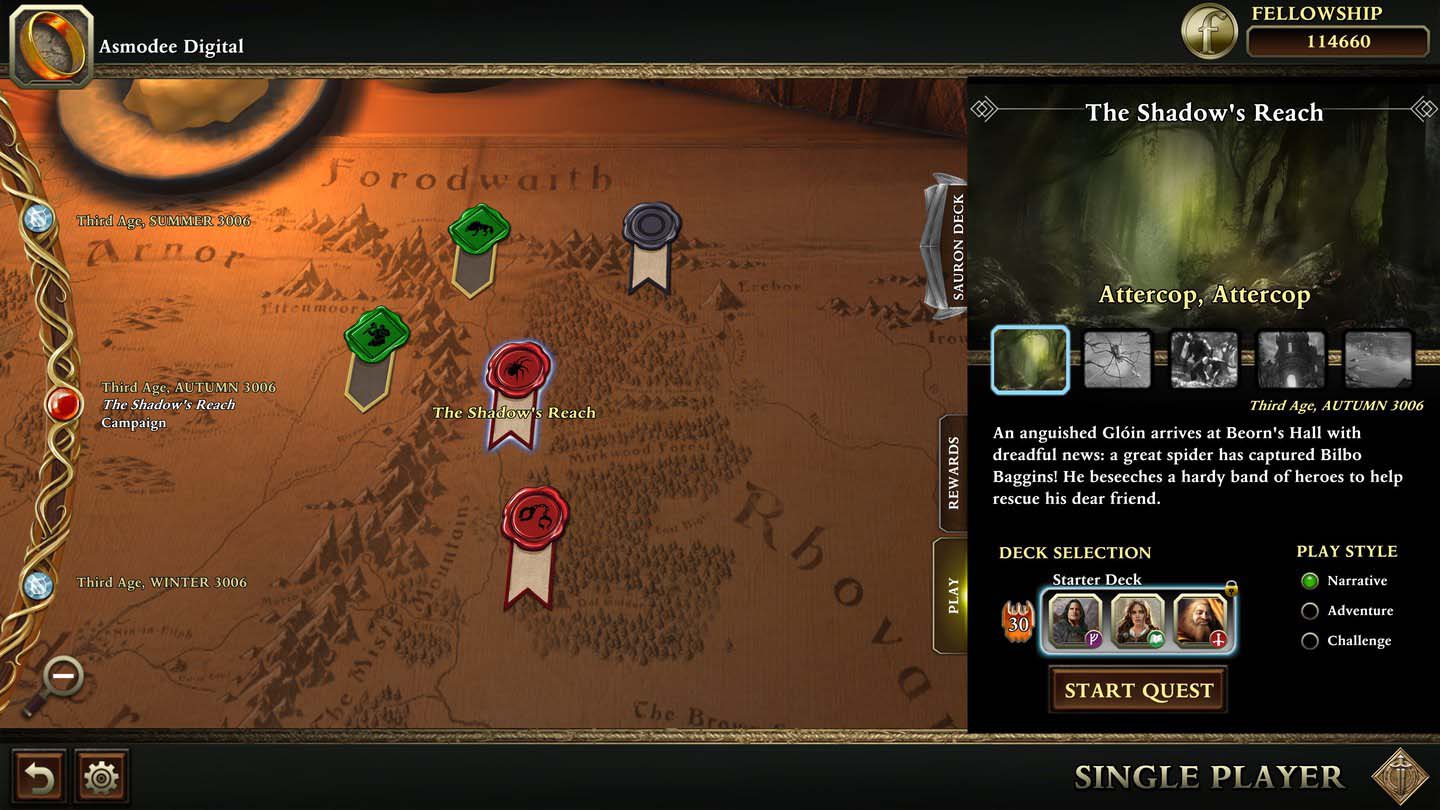 The Lord Of The Rings: Adventure Card Game