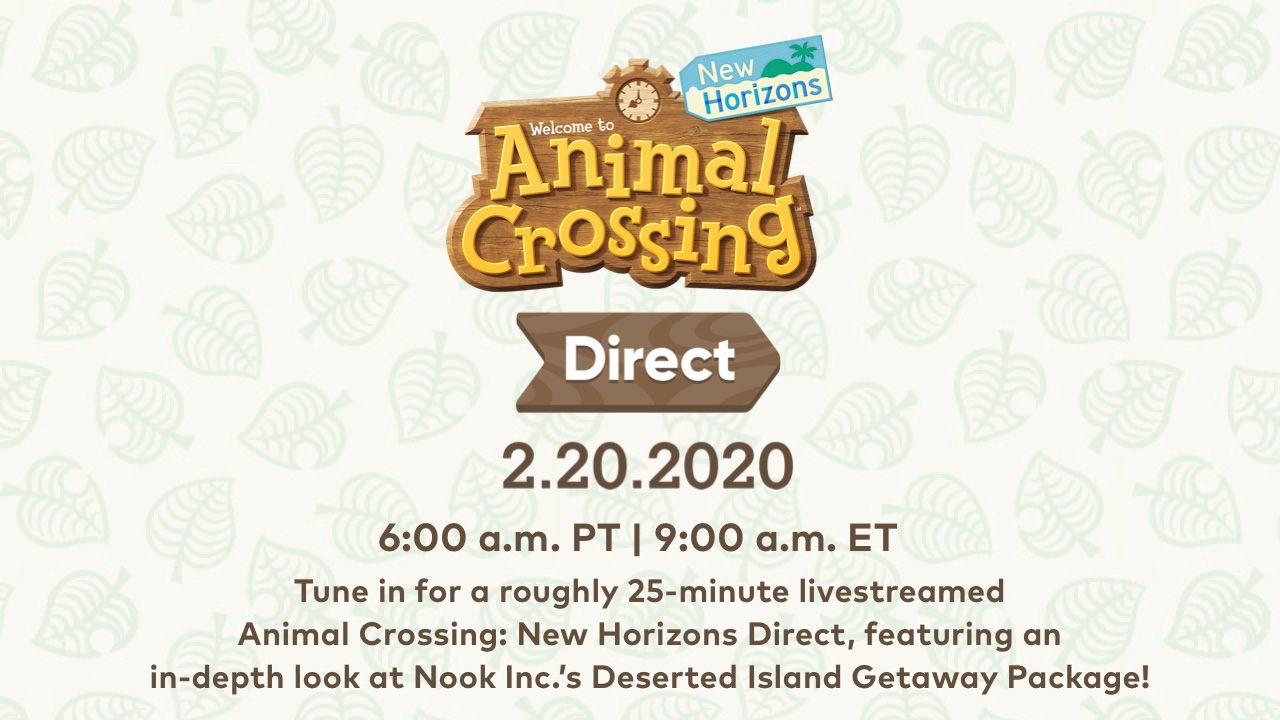 Animal Crossing, annunciato Nintendo Direct a tema