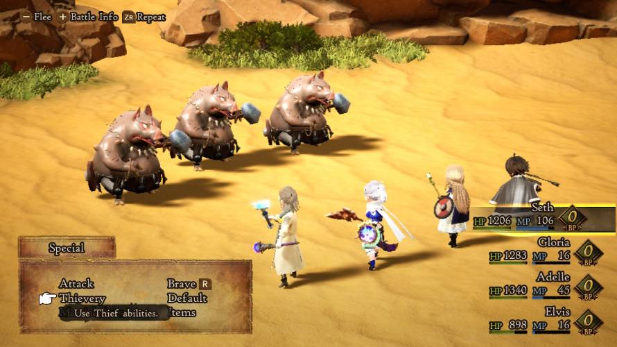 Bravely Default II Provato