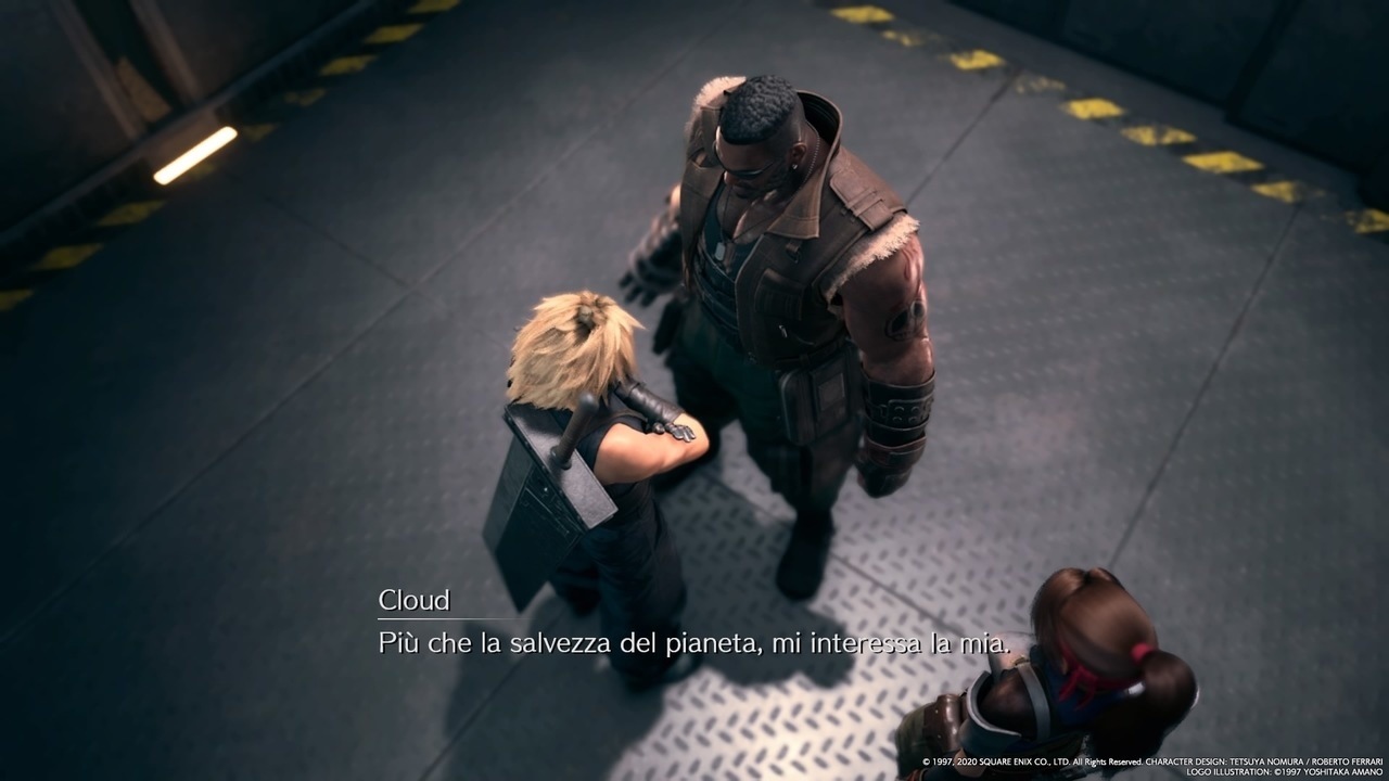 Final Fantasy VII Remake Cloud Barret 