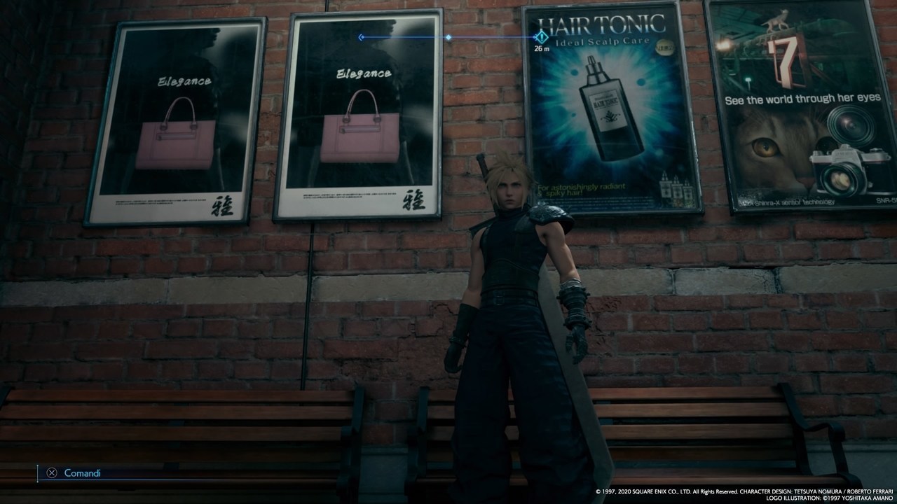 Final Fantasy VII Remake station posters