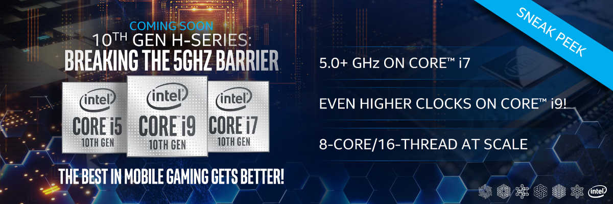 INTEL rilascerà la CPU mobile Core i9-10980HK