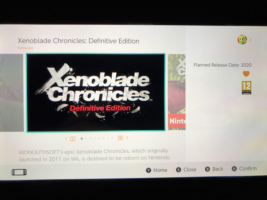 Xenoblade Chronicles: Definitive Edition - Nintendo eShop Switch