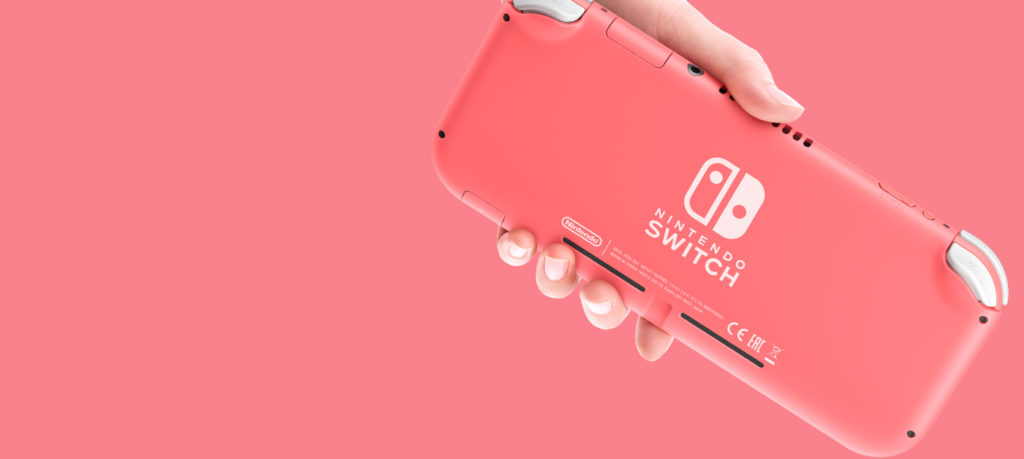 nintendo switch lite corallo