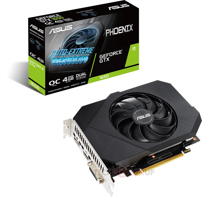 ASUS annuncia la GPU custom GTX 1650 Phoenix ITX