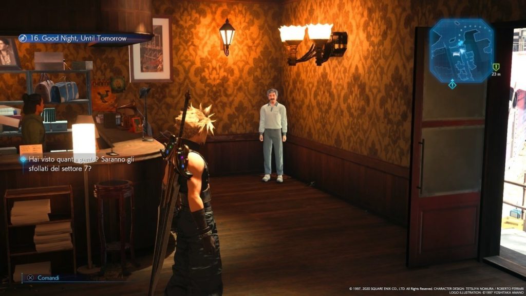 Final Fantasy VII Remake Good Night Until Tomorrow