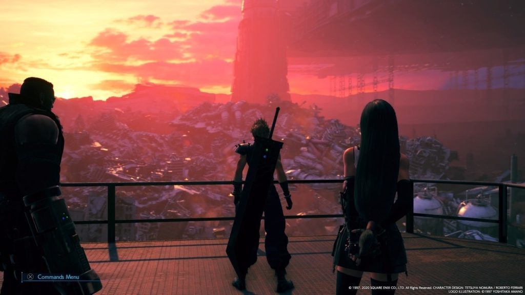 Final Fantasy VII Remake Sector 7 upside