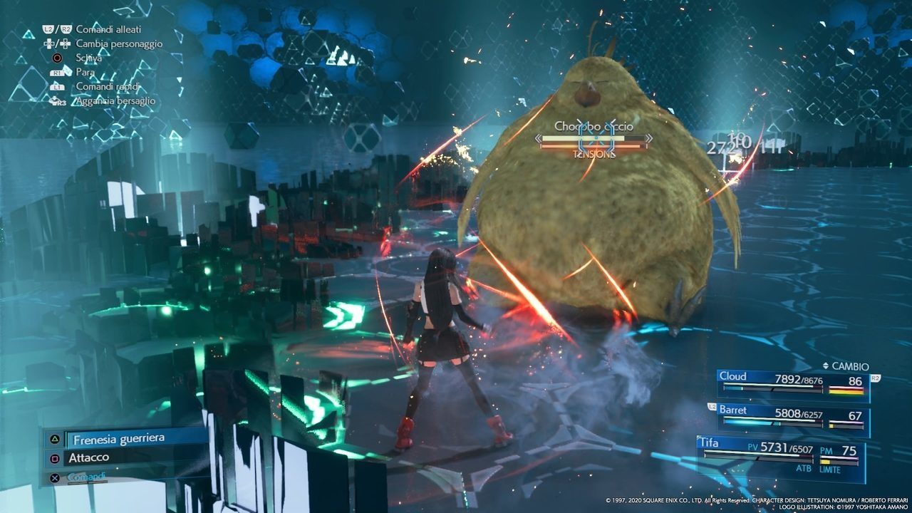 Final Fantasy VII Remake bonus danno Tifa Arte Segreta