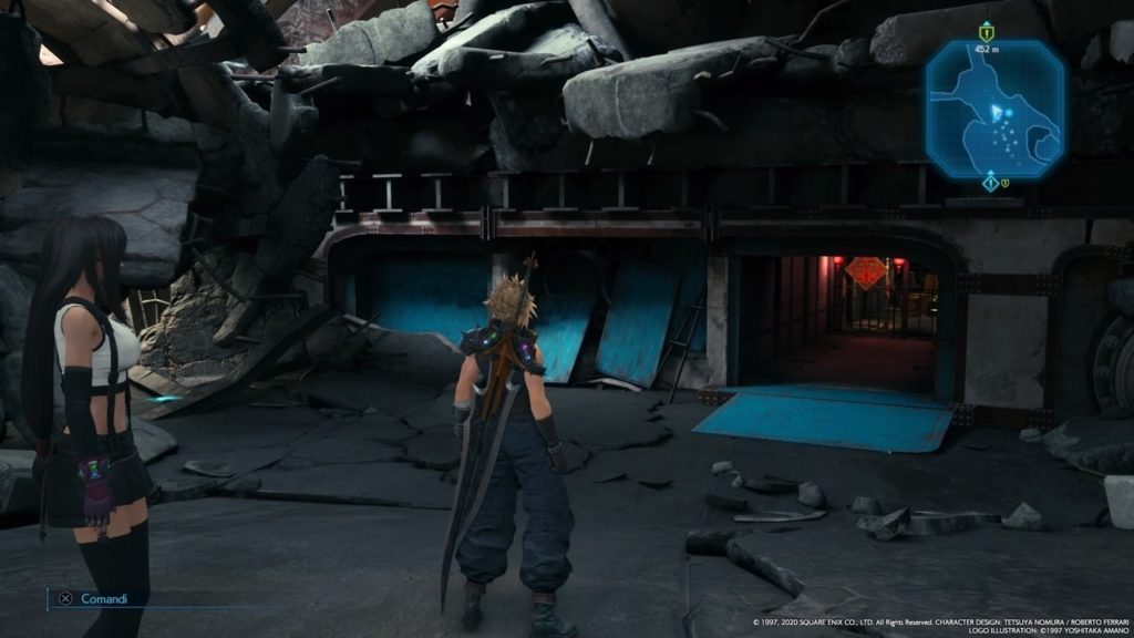 Final Fantasy VII Remake cancelli tangenziale