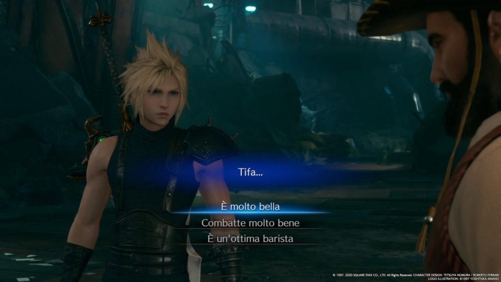 Final Fantasy VII Remake vestito