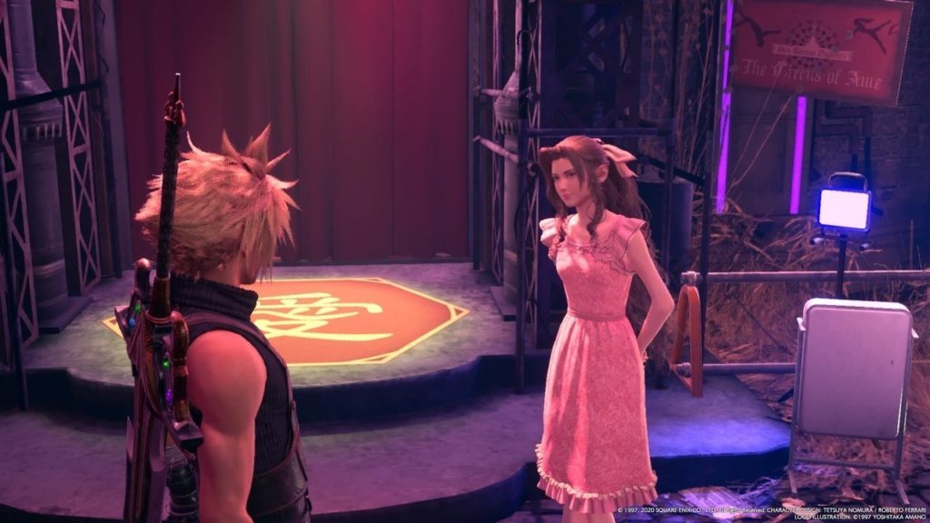 Final Fantasy VII Remake vestito Aerith