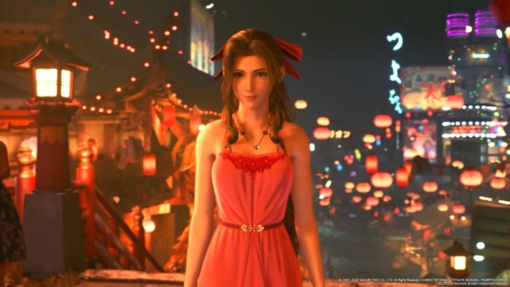 Final Fantasy VII Remake vestito Aerith