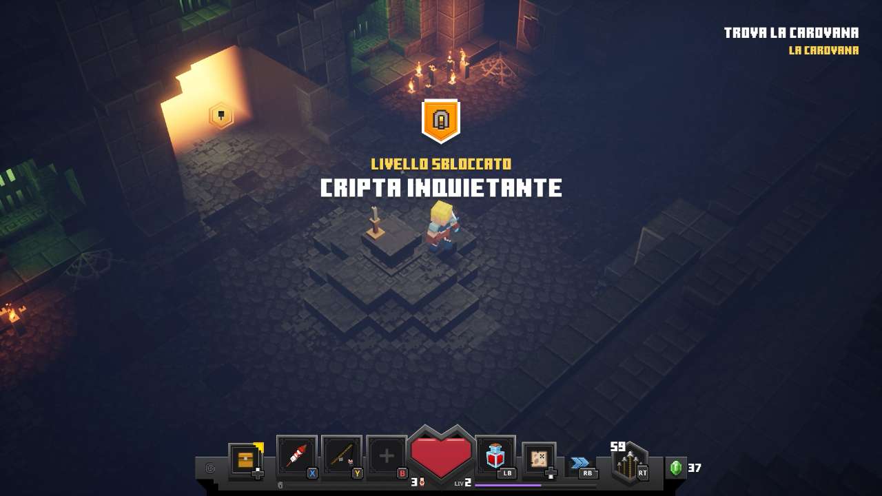 Minecraft Dungeons Cripta Inquietante