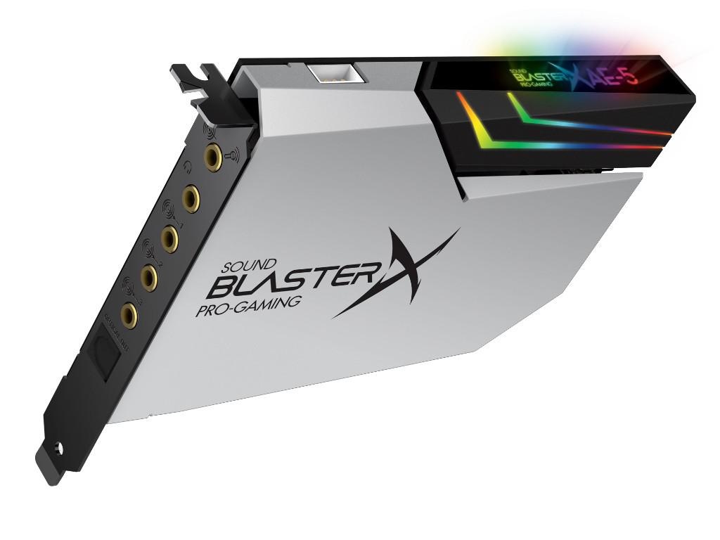 Creative Sound BlasterX AE-5 P. si tinge di bianco
