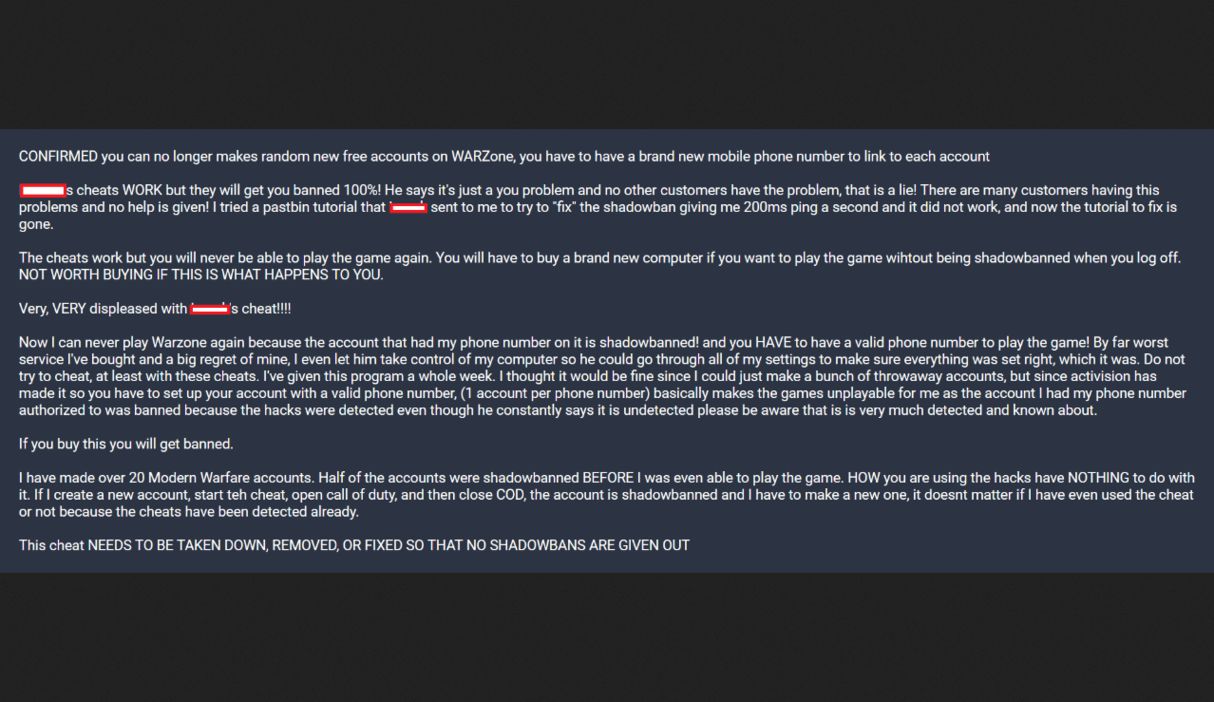 CoD Warzone cheater