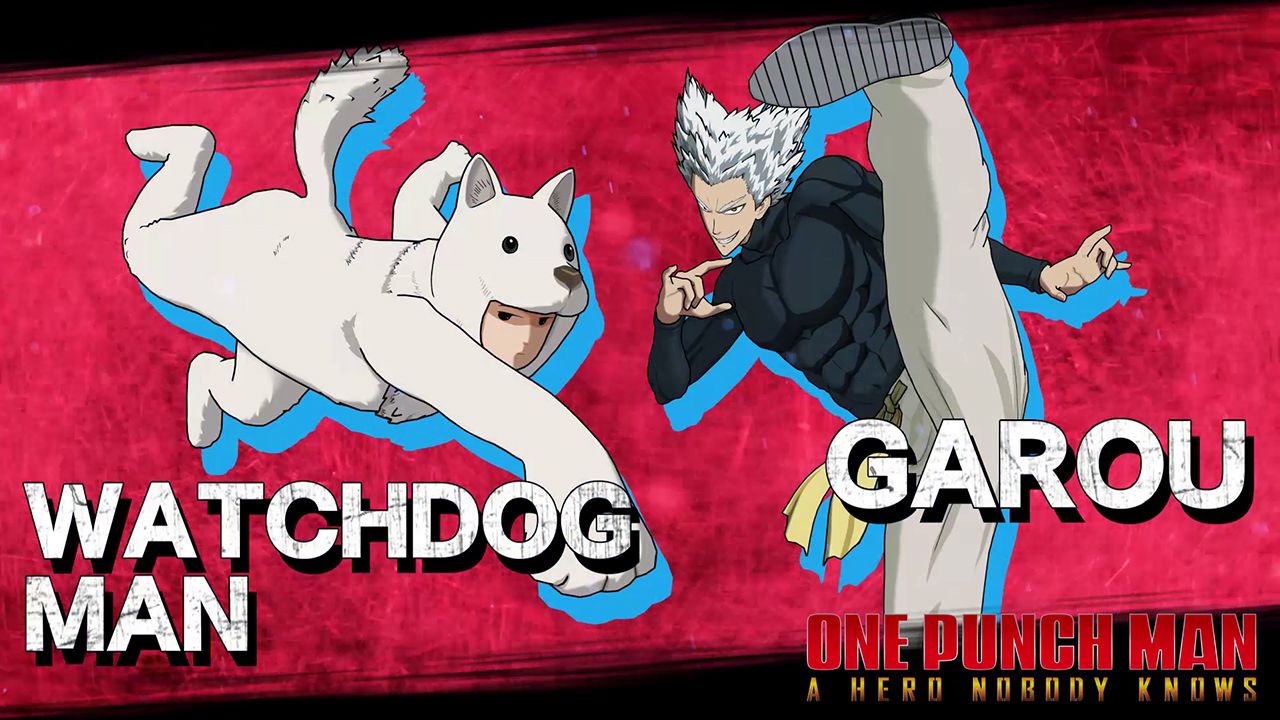 One Punch Man A Hero Nobody Knows Watchdog Man e Garou