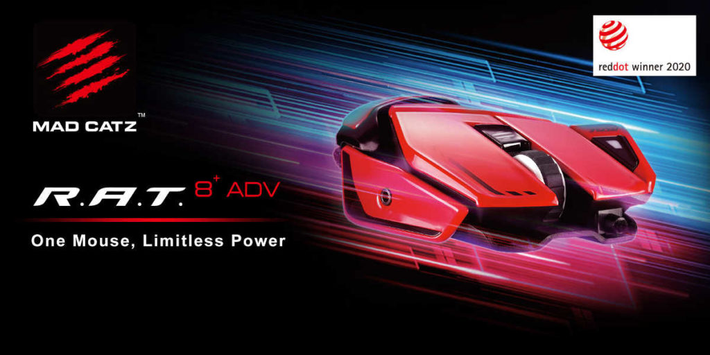 MAD CATZ annuncia il mouse R.A.T. 8+ ADV - immagine dell'articolo