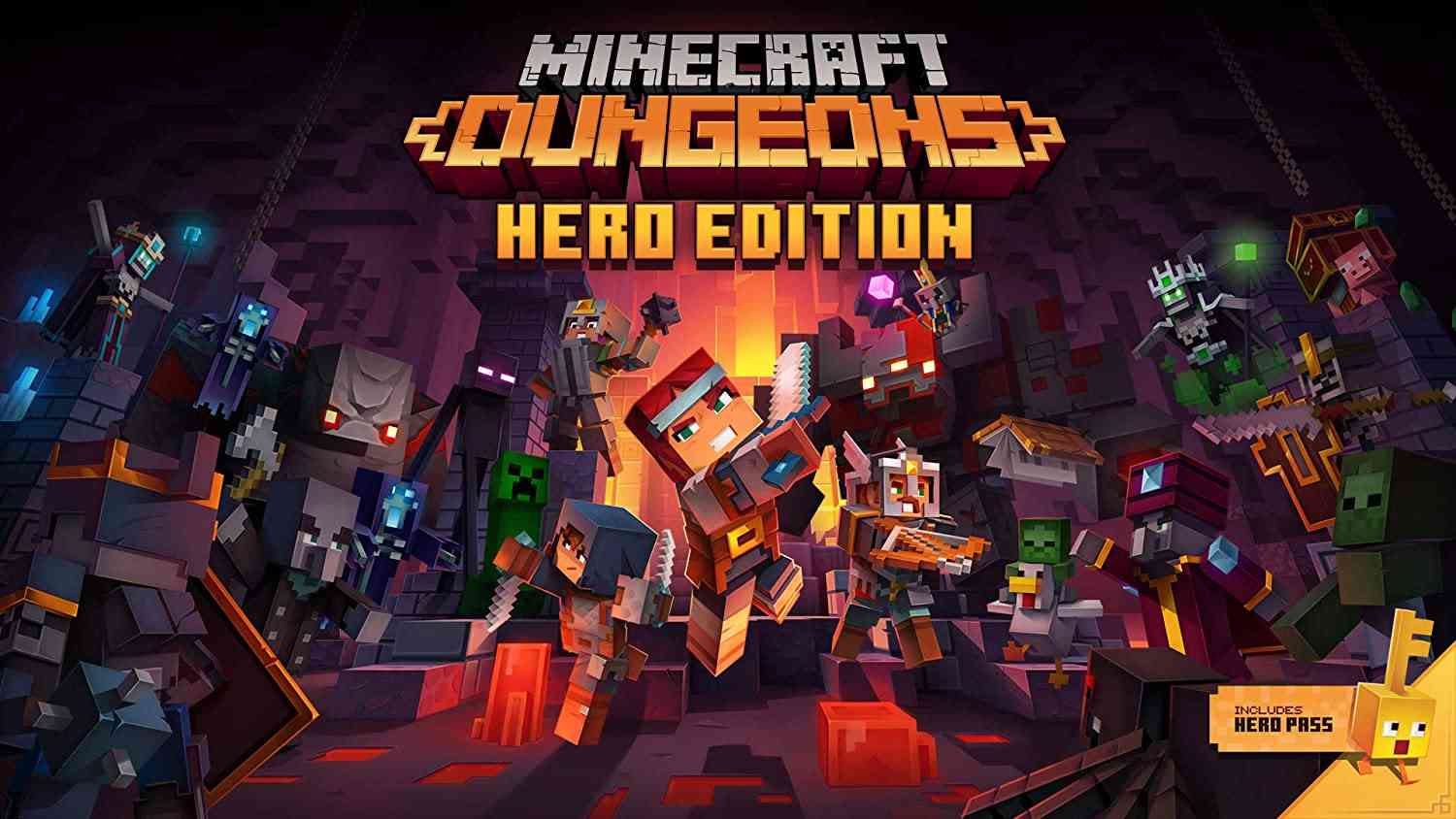 Minecraft Dungeons disponibile Flames of the Nether