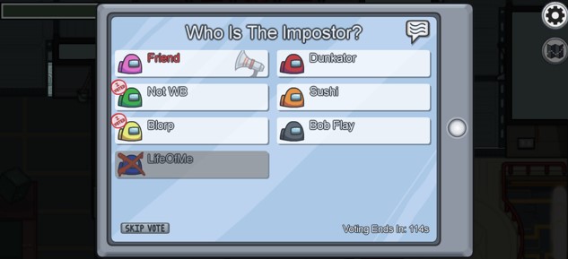 Among Us guida impostazioni