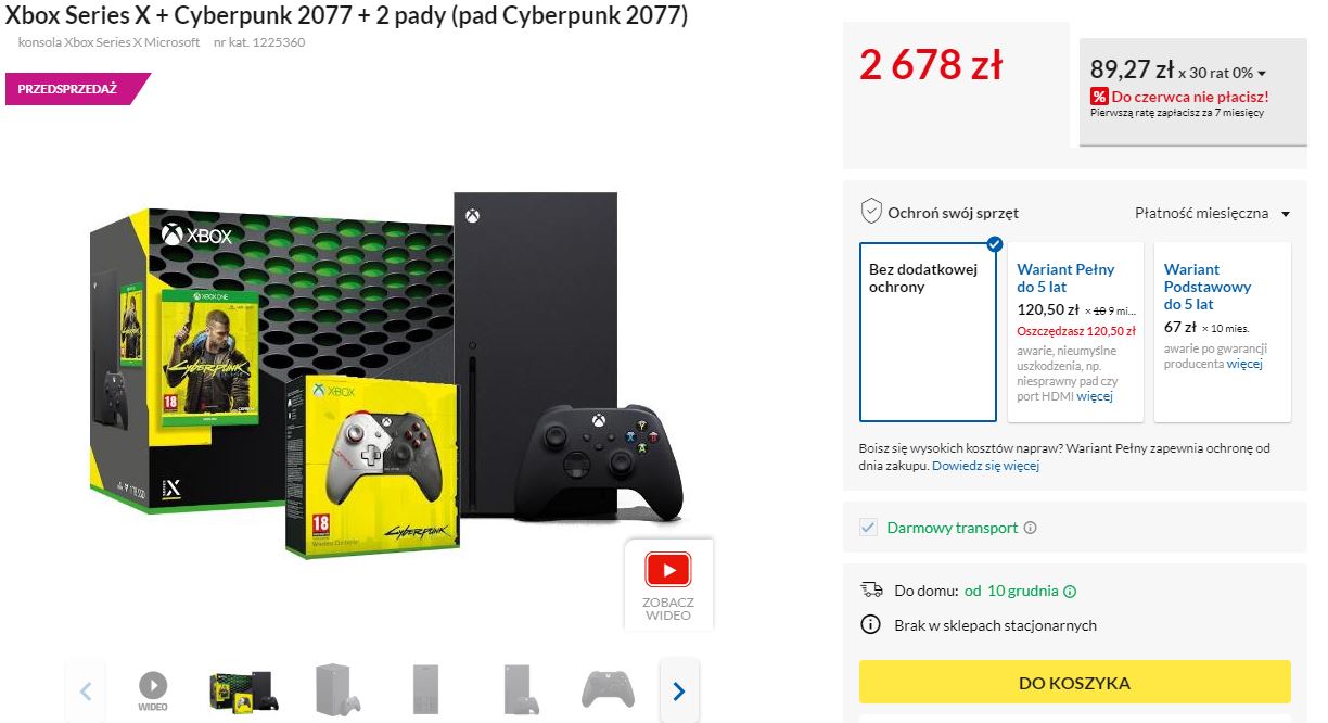 Xbox Series X Cyberpunk 2077