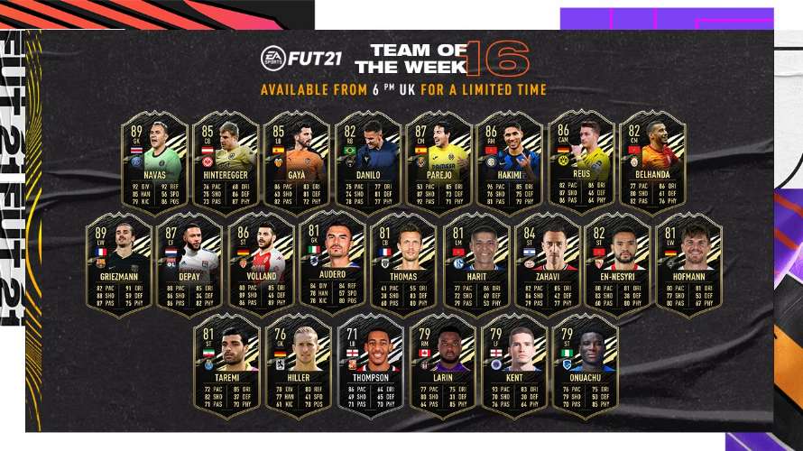 FIFA 21, arriva il TOTW numero 16!