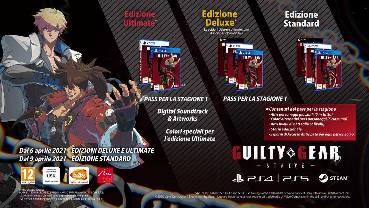 Guilty Gear -Strive- disponibile in pre-order