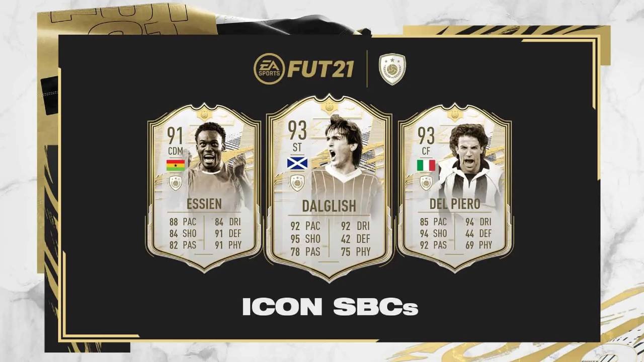 FIFA 21: le nuove Icon disponibili tramite SBC
