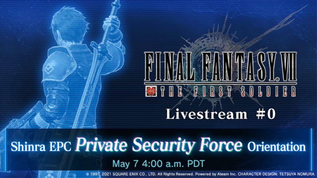 Final Fantasy VII: The First Soldier Live Stream