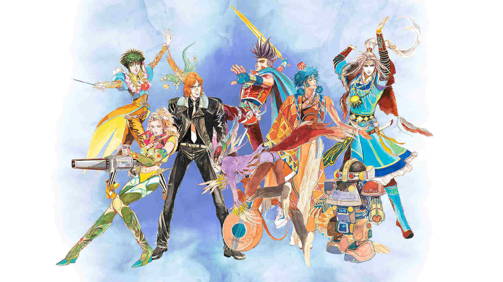 SaGa Frontier Remastered cast art