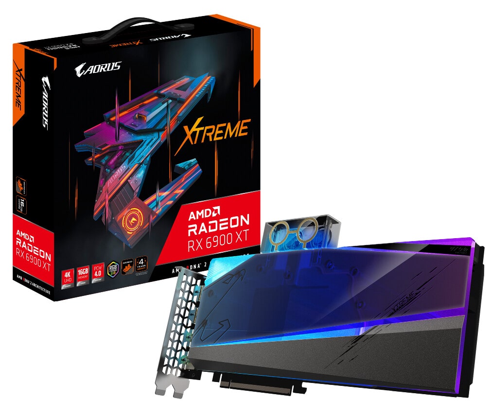 AORUS RadeonT RX 6900 XT WATERFORCE WB 16G 2