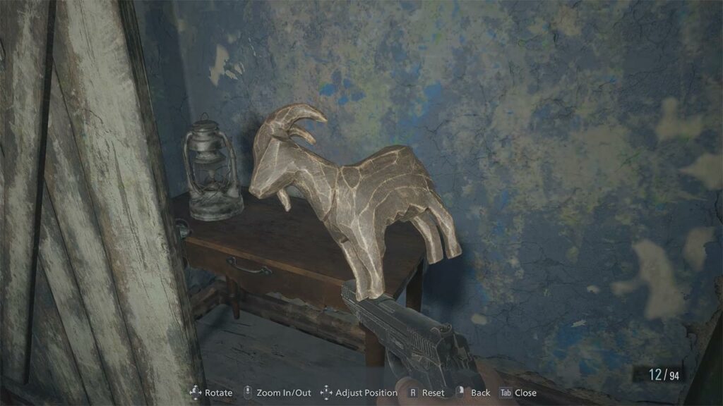 Resident Evil Village Tesoro Animale in Legno